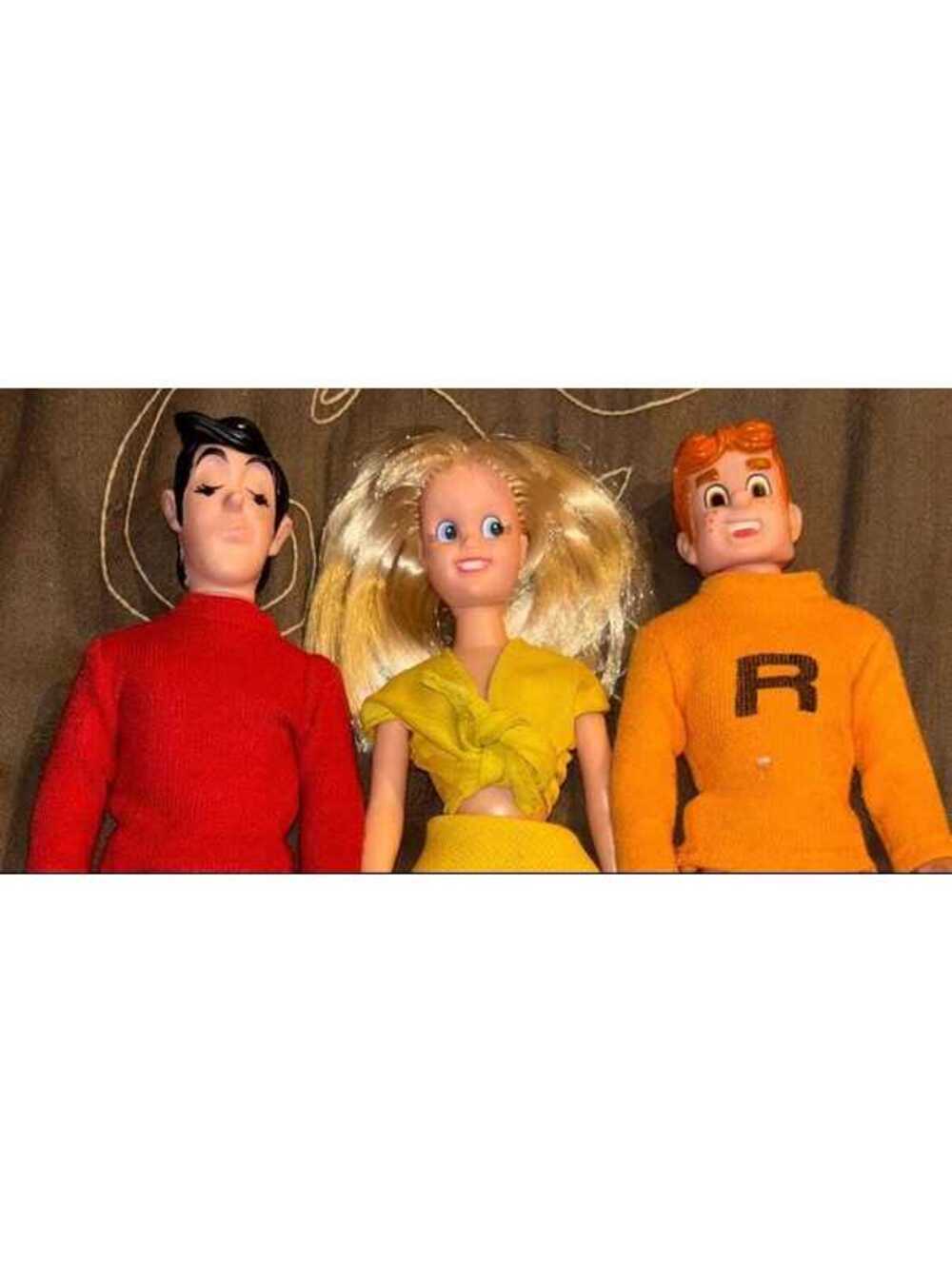 Archie Comics Dolls 1975 Set Of 3 - Jughead, Betty, And Archie